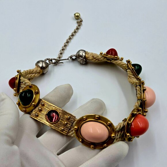 Vintage Bill Smith for Richelieu Statement Necklace Late 1960s - Picture 6 of 16